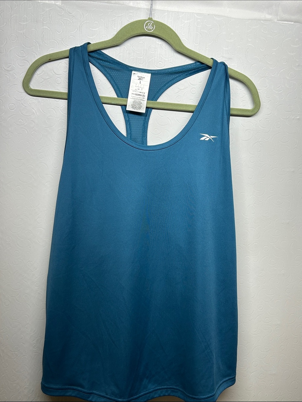 Reebok Teal Racerback Performance Tank Top
